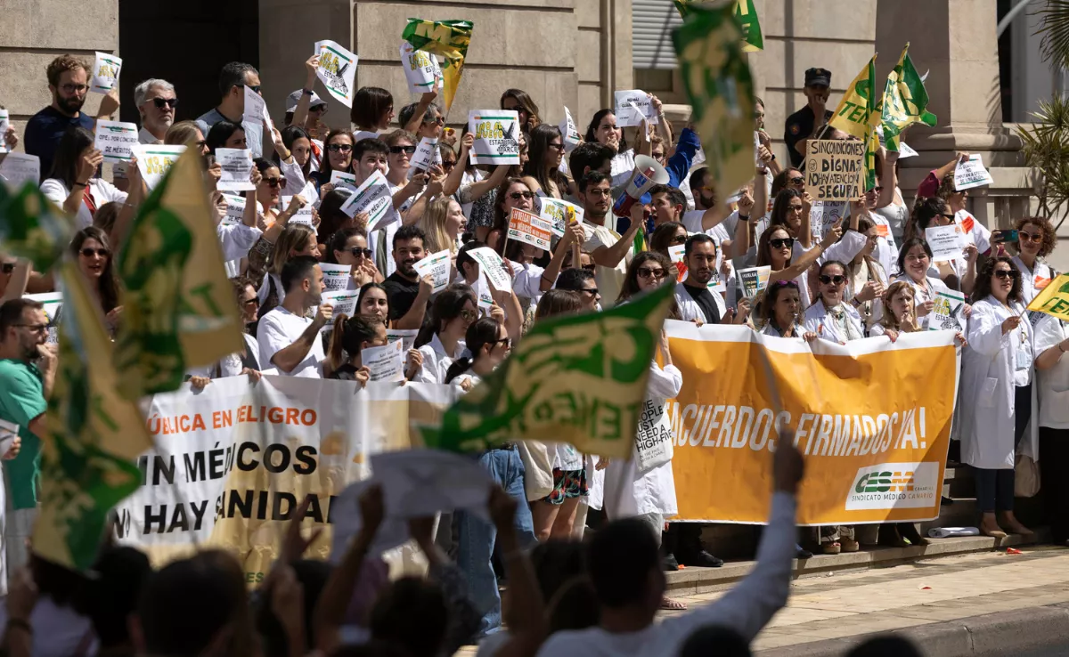 Huelga de médicos en Tenerife / ARCHIVO EFE - MIGUEL BARRETO