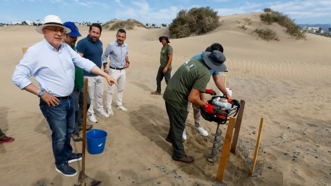 Presentación de los resultados en las Dunas Maspalomas / EFE - ELVIRA URQUIJO Presentación de los resultados en las Dunas Maspalomas / EFE - ELVIRA URQUIJO
