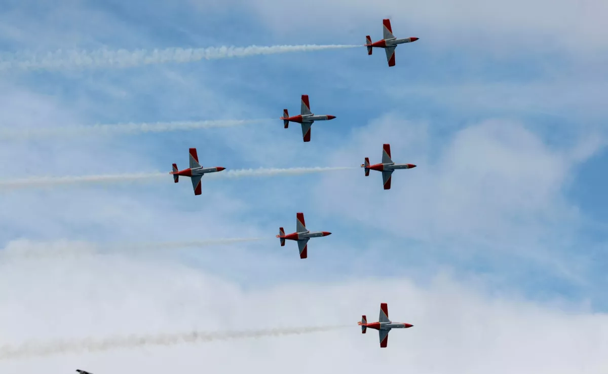 Patrulla Águila sobre los cielos de Canarias / EFE
