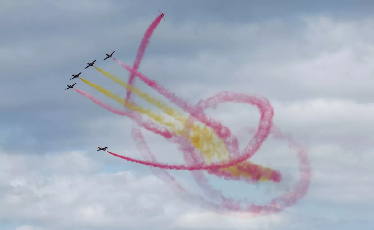 Patrulla Águila sobre los cielos de Canarias / EFE