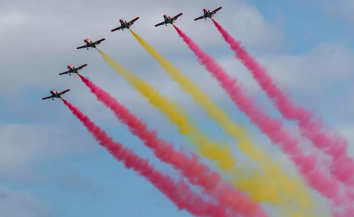 Patrulla Águila sobre los cielos de Canarias / EFE