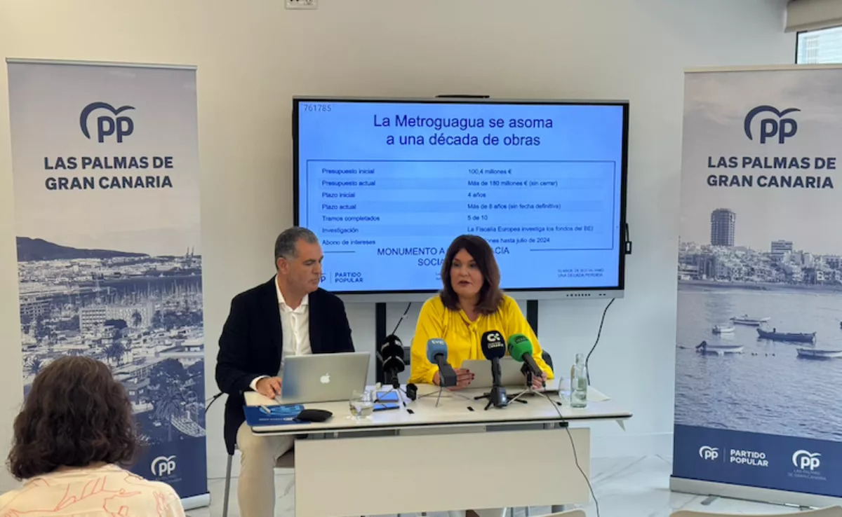 El concejal del PP Ignacio Guerra y la portavoz, Jimena Delgado / PP