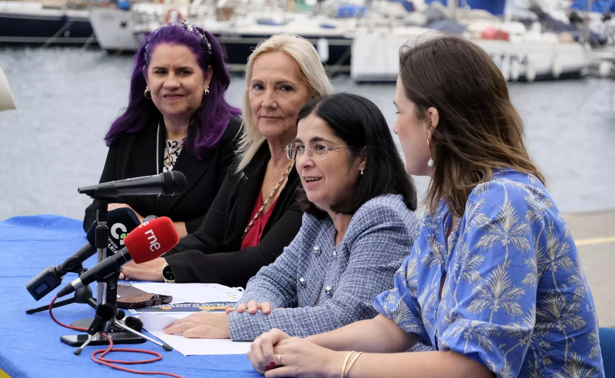 Darias presenta el Concurso de Vela Latina por las Fiestas Fundacionales de Las Palmas./ CEDIDA