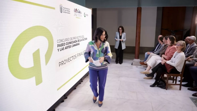 Carolina Darias en la presentación del proyectoAYUNTAMIENTO DE LAS PALMAS