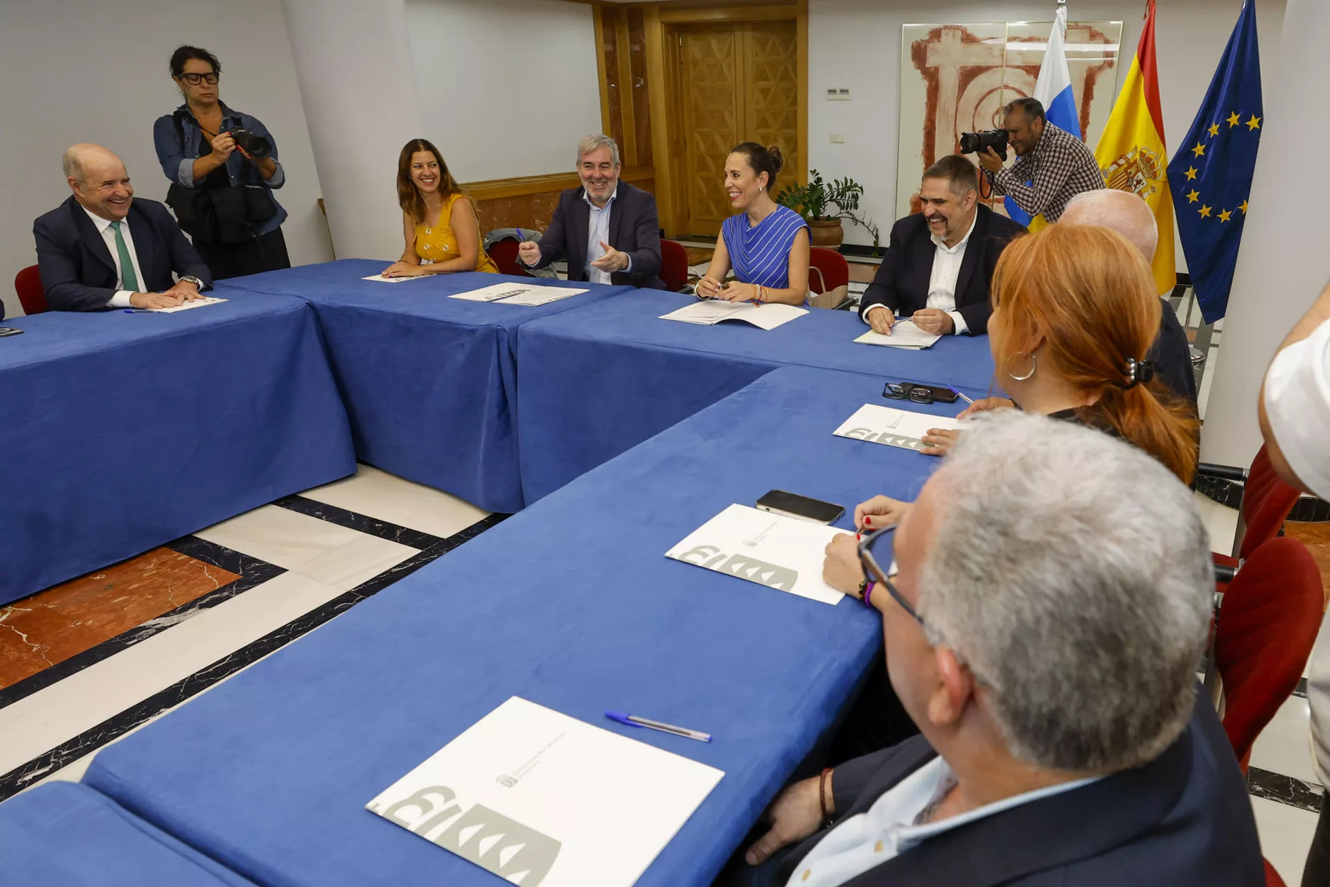 Canarias abre la negociación de los octavos acuerdos de Concertación Social./ EFE