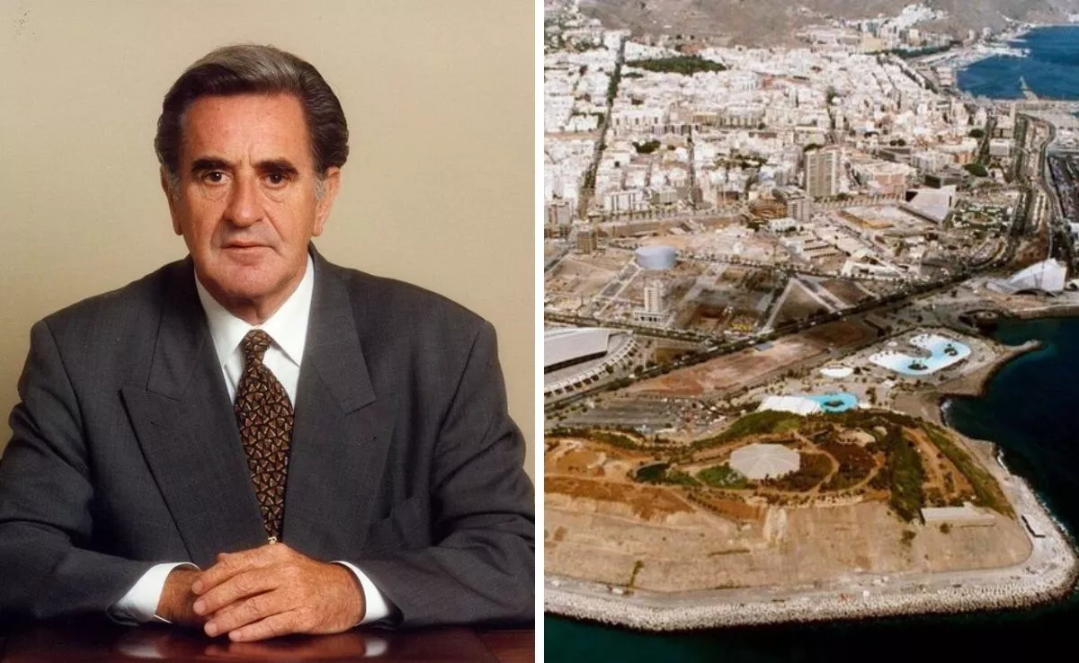 Manuel Hermoso y la zona de Cabo Llanos en construcción / AYTO. DE SANTA CRUZ - ARQUITECTO JOSÉ MANUEL PEINADO