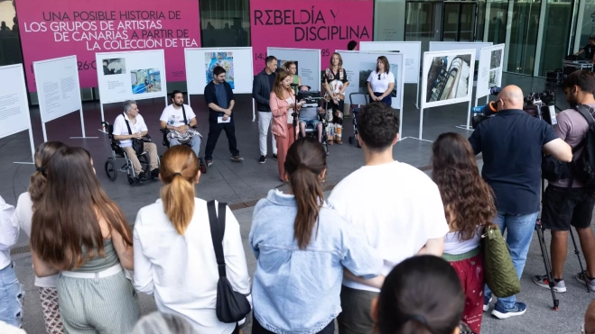 Acto de presentación de la exposición ELA / MIGUEL BARRETO