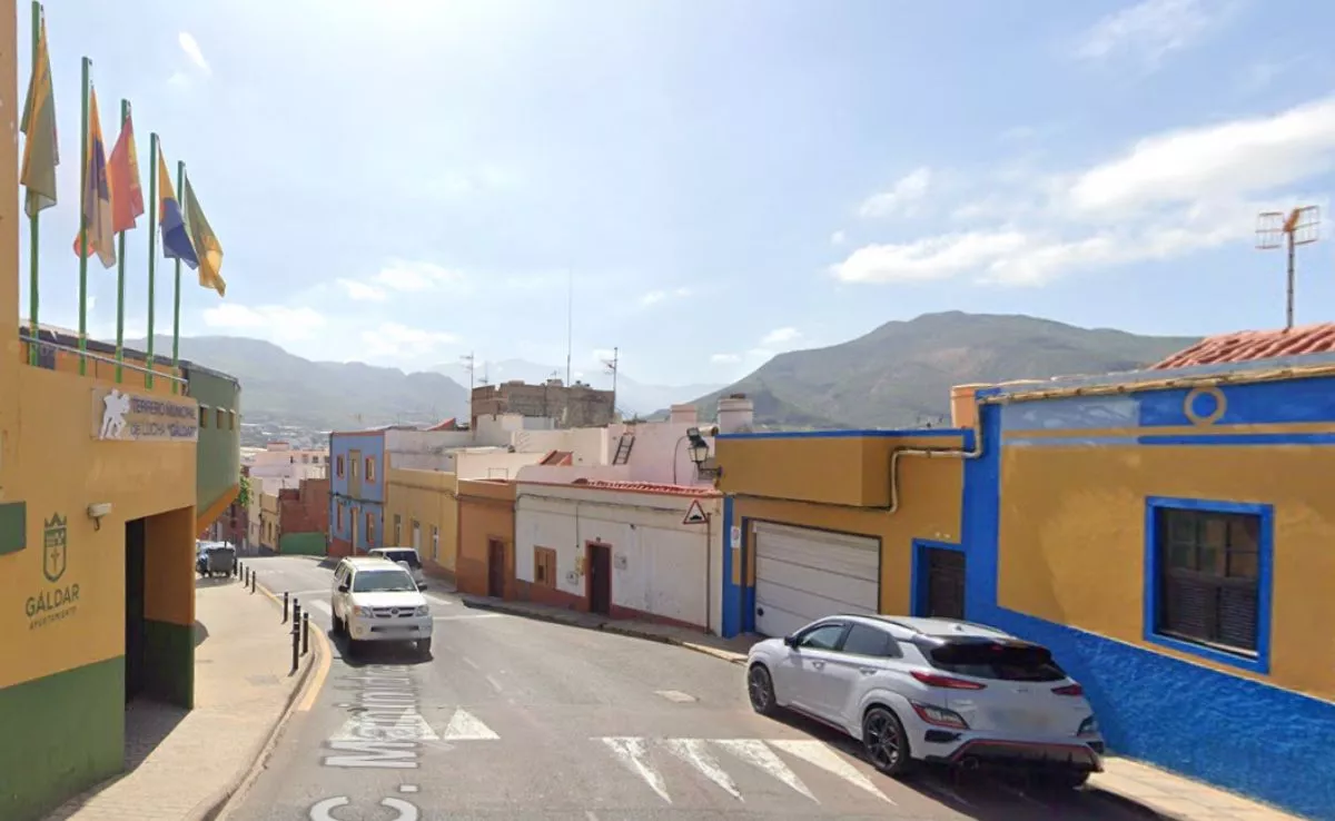 Calle Maninidra, en Gáldar, Gran Canaria. Google Maps