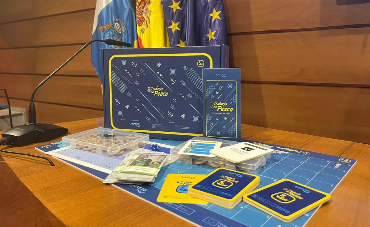 Juego de mesa #TrabajaEnPesca, impulsado por Pesca del Gobierno de Canarias y OPP Anacef / AH / BELA CABRERA