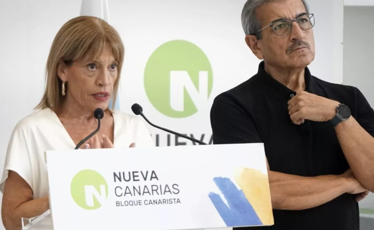 Esther González y Román Rodríguez, de Nueva Canarias. /NC Esther González y Román Rodríguez, de Nueva Canarias. /NC