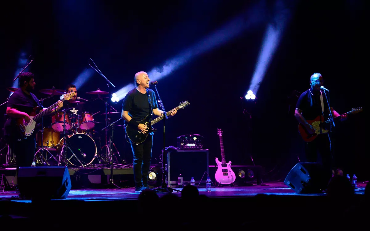 Los Coquillos celebran su 35 aniversario en la Plaza de la Música. / TONY HERNÁNDEZ