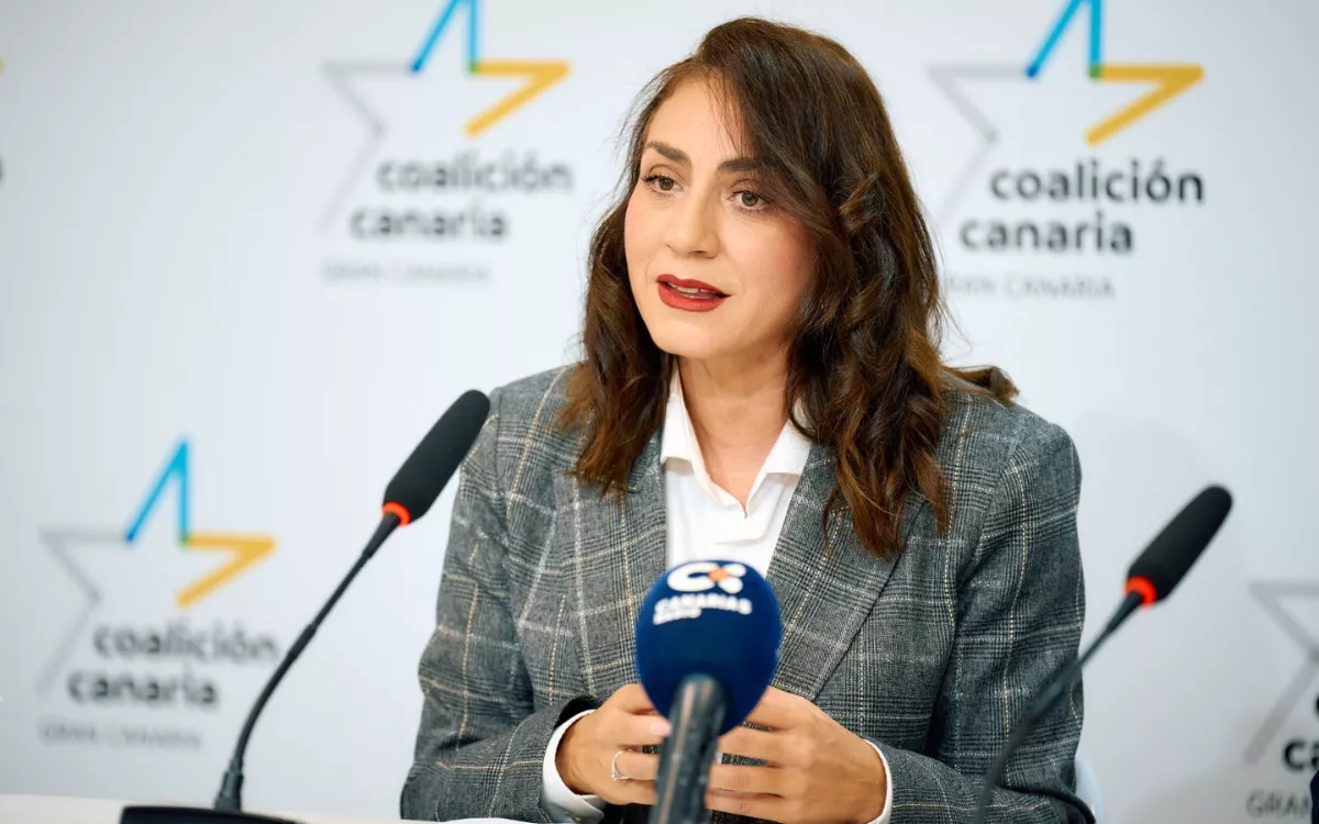 CC exige al Estado que incluya a los cabildos en la financiación de la dependencia. En la imagen, Vidina Cabrera, portavoz de Coalición en el Cabildo. / AH