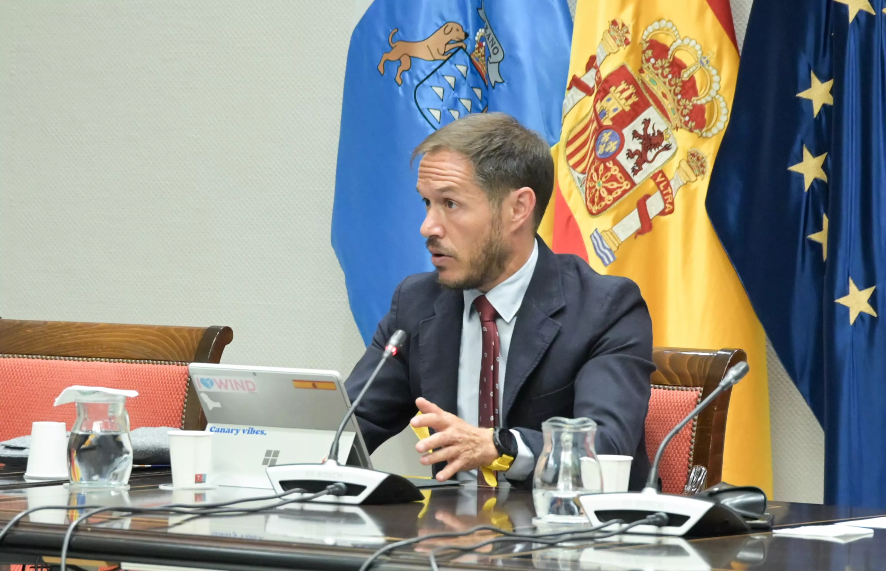 190625 NP Zapata “Ya hemos instado a Red Eléctrica y Endesa a fortalecer el sistema eléctrico de La Palma”