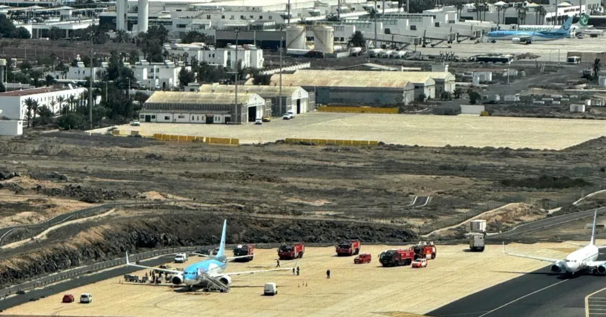 Imagen del Aeropuerto de Lanzarote. / CONTROLADORES AÉREOS