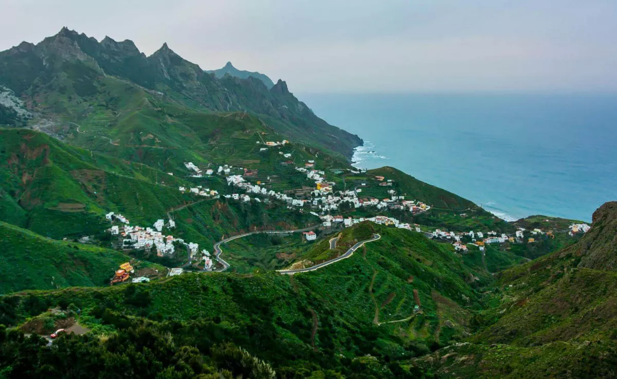 Panorámica de Taganana, pueblo más bonito de Tenerife / HOLA ISLAS CANARIAS