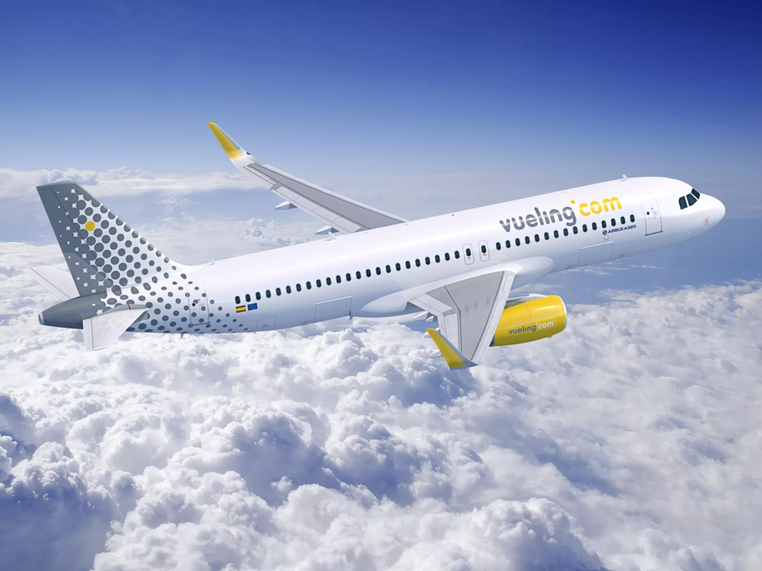 Un avión de Vueling./ CEDIDA