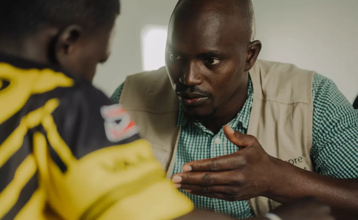 Aboubacar Drame, refugiado./ UNICEF