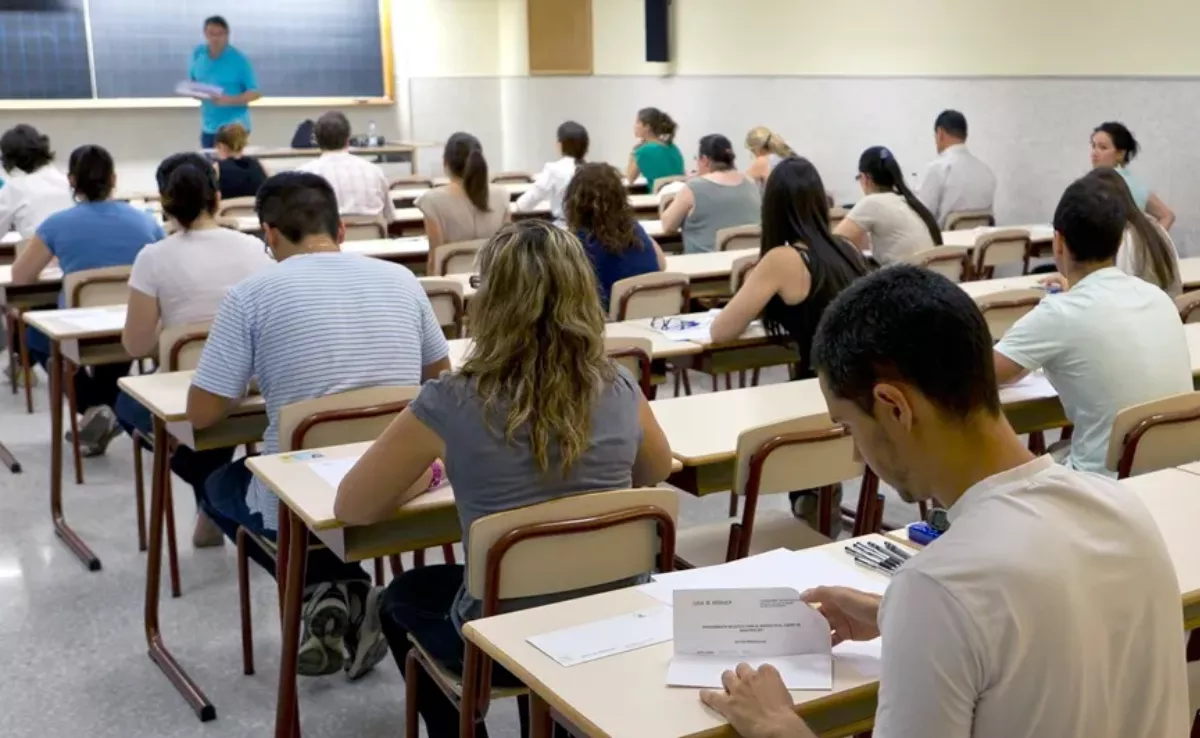 Imagen de oposiciones de docentes / EFE