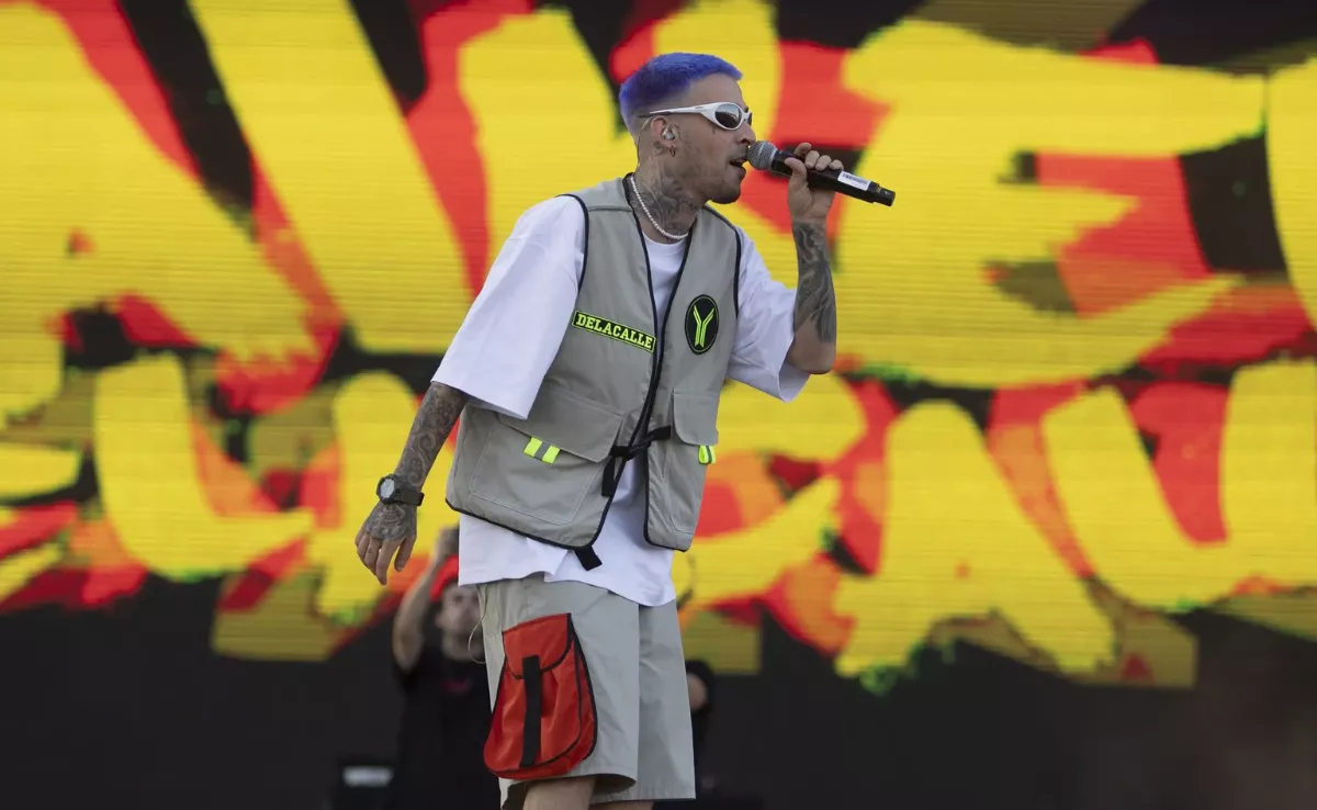 Maikel Delacalle en uno de sus conciertos / EFE