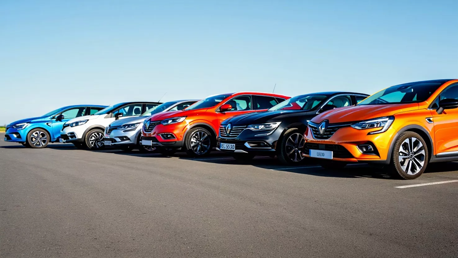 Seis modelos Renault