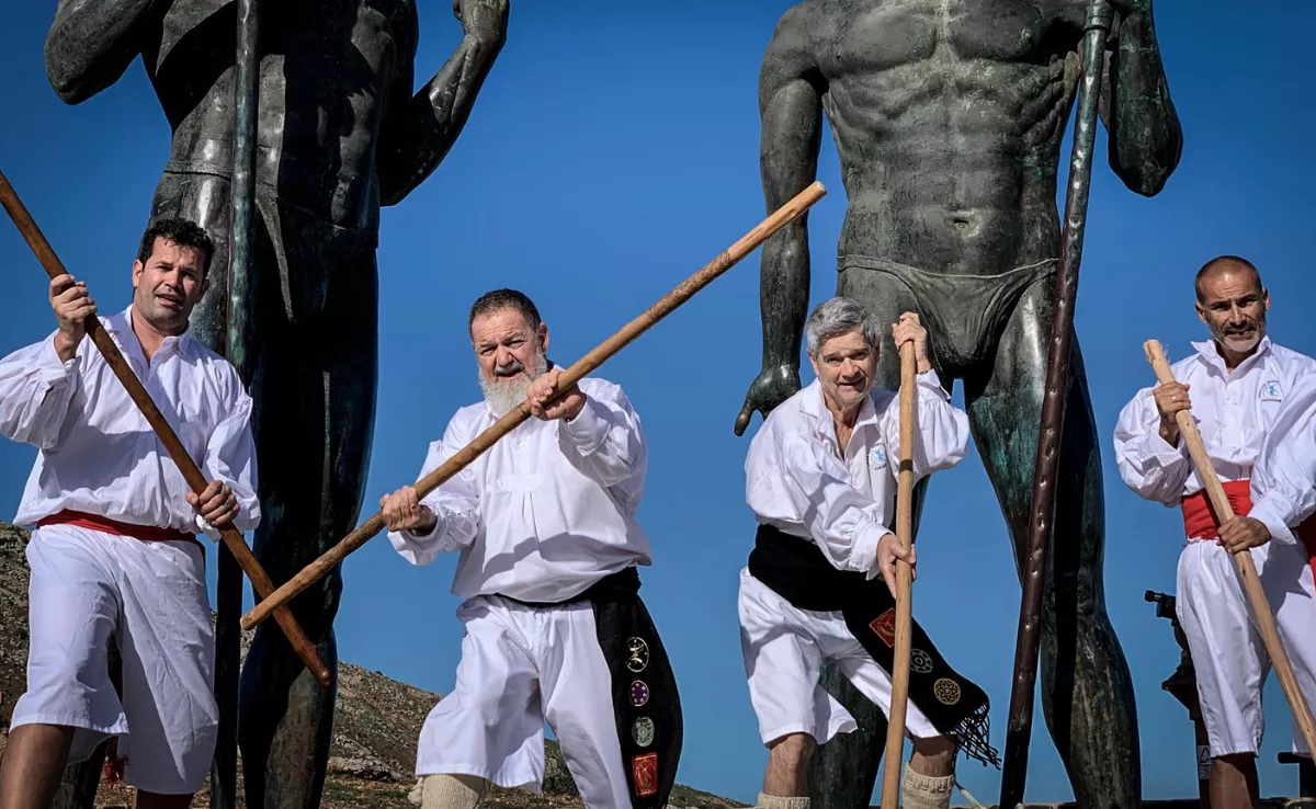 Lucha del garrote, arte marcial canaria / GOBIERNO DE CANARIAS