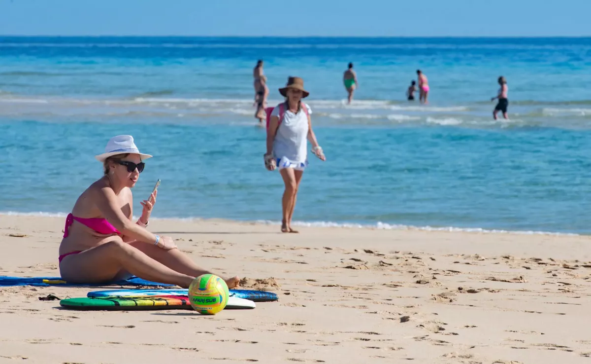 Imagen de turistas en Fuerteventura / EFE