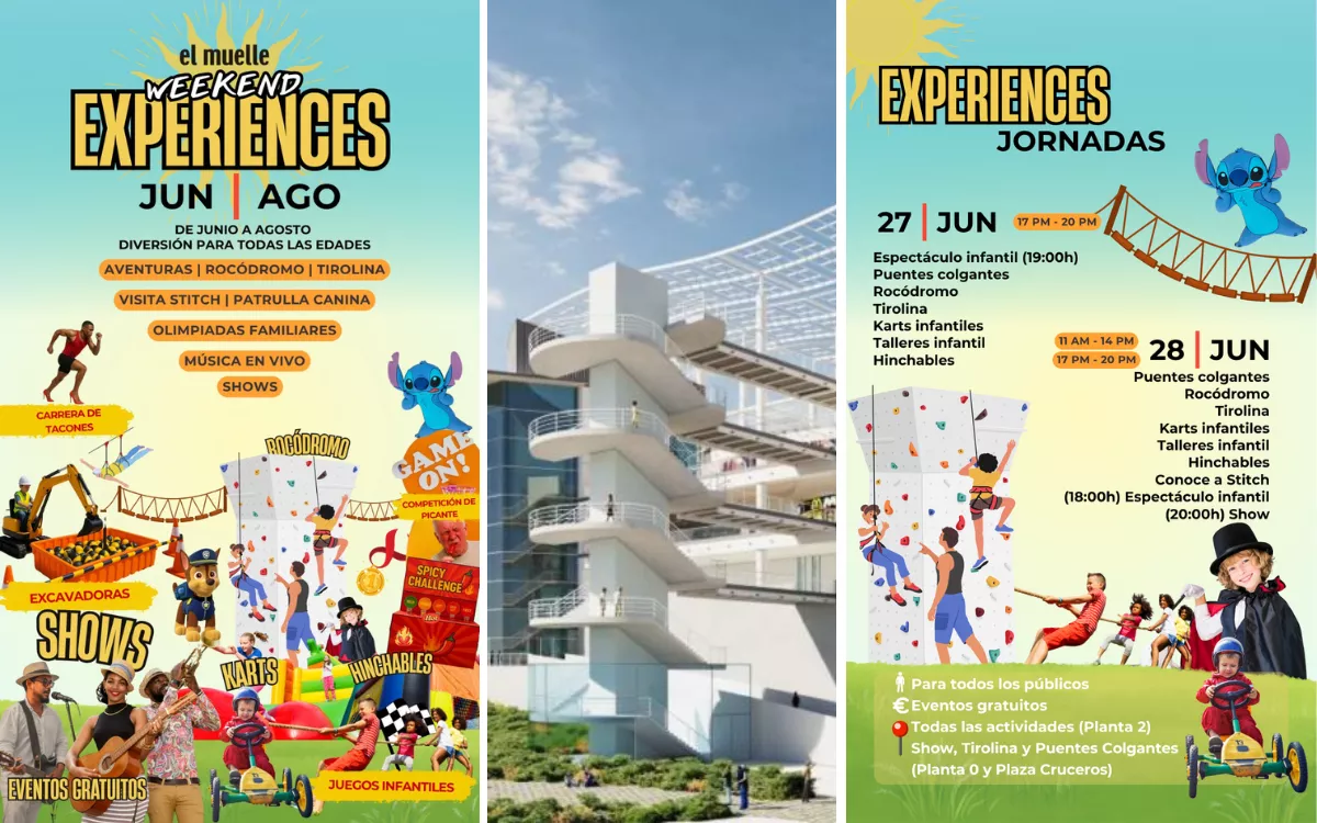 El Muelle convierte el verano en una aventura gratuita para toda la familia. / AH