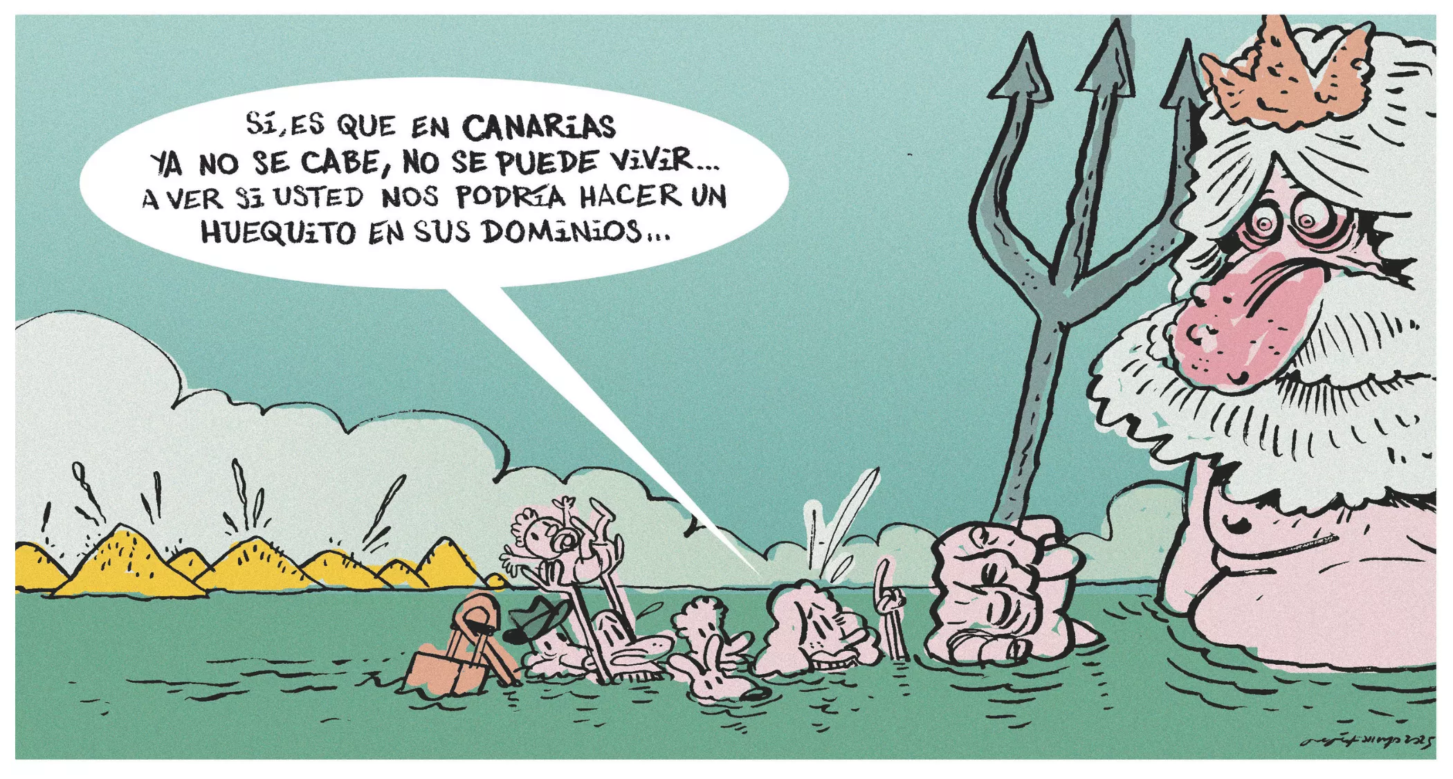 Canarias, un archipiélago entre el colapso intenso y la despoblación. / FARRUQO