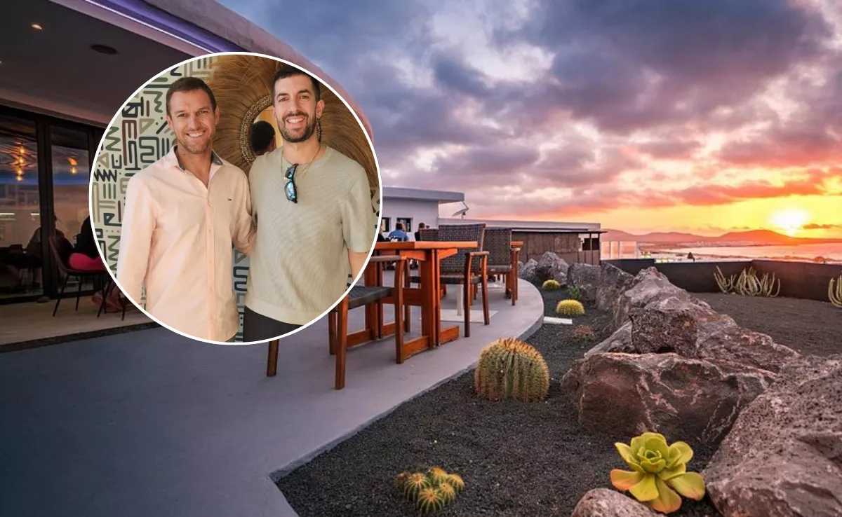 Imagen de David Broncano en el restaurante / MONTAJE AH