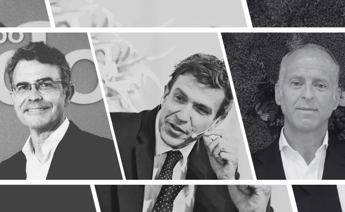 Alfredo León consejero Grupo Fedola, Jorge Gutierrez socio director Deloitte Canarias y Manuel del Castillo presidente Cajasiete. /Cedida