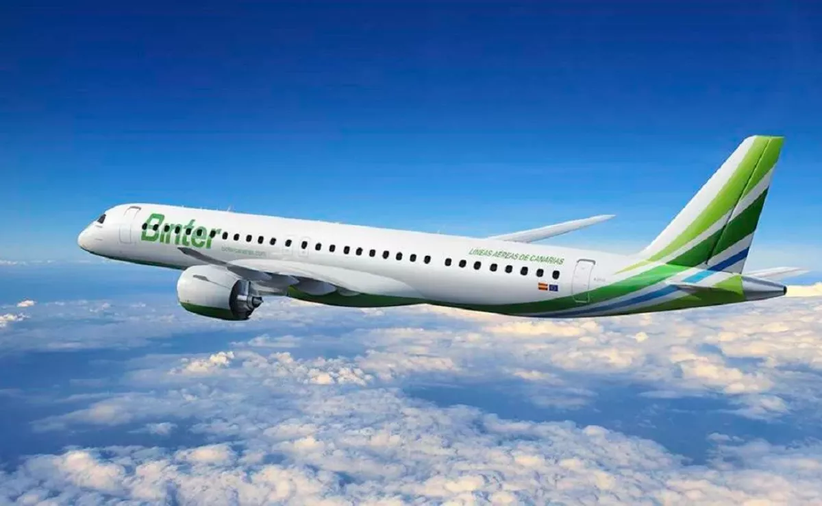 Imagen de un avión de Binter / BINTER