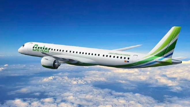Imagen de un avión de Binter / BINTER