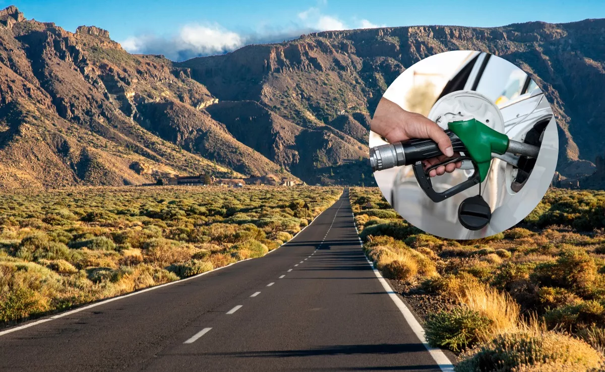 Una carretera en Tenerife. / MONTAJE DE ATLÁNTICO HOY