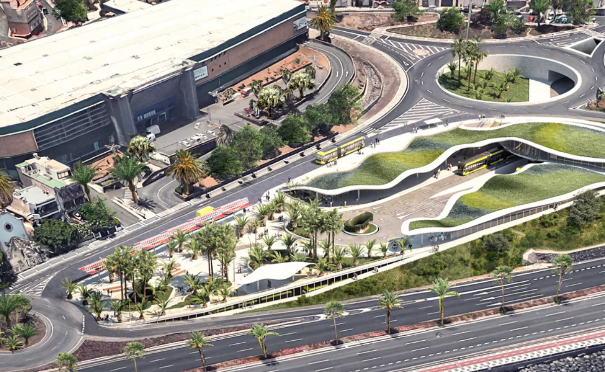 Prototipo de la futura estación de Hoya de la Plata / GUAGUAS MUNICIPALES