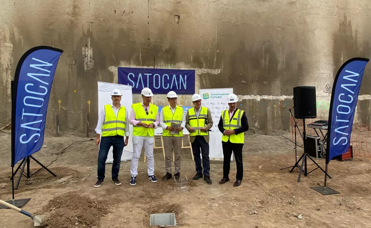 El Gobierno de Canarias ha puesto la primera piedra para la construcción de 28 viviendas públicas en Las Palmas / ATLÁNTICO HOY