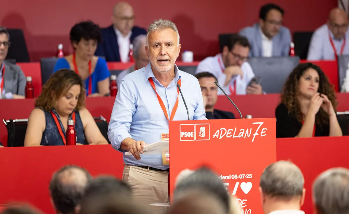 El secretario general del PSOE Canarias, Ángel Víctor Torres / PSOE