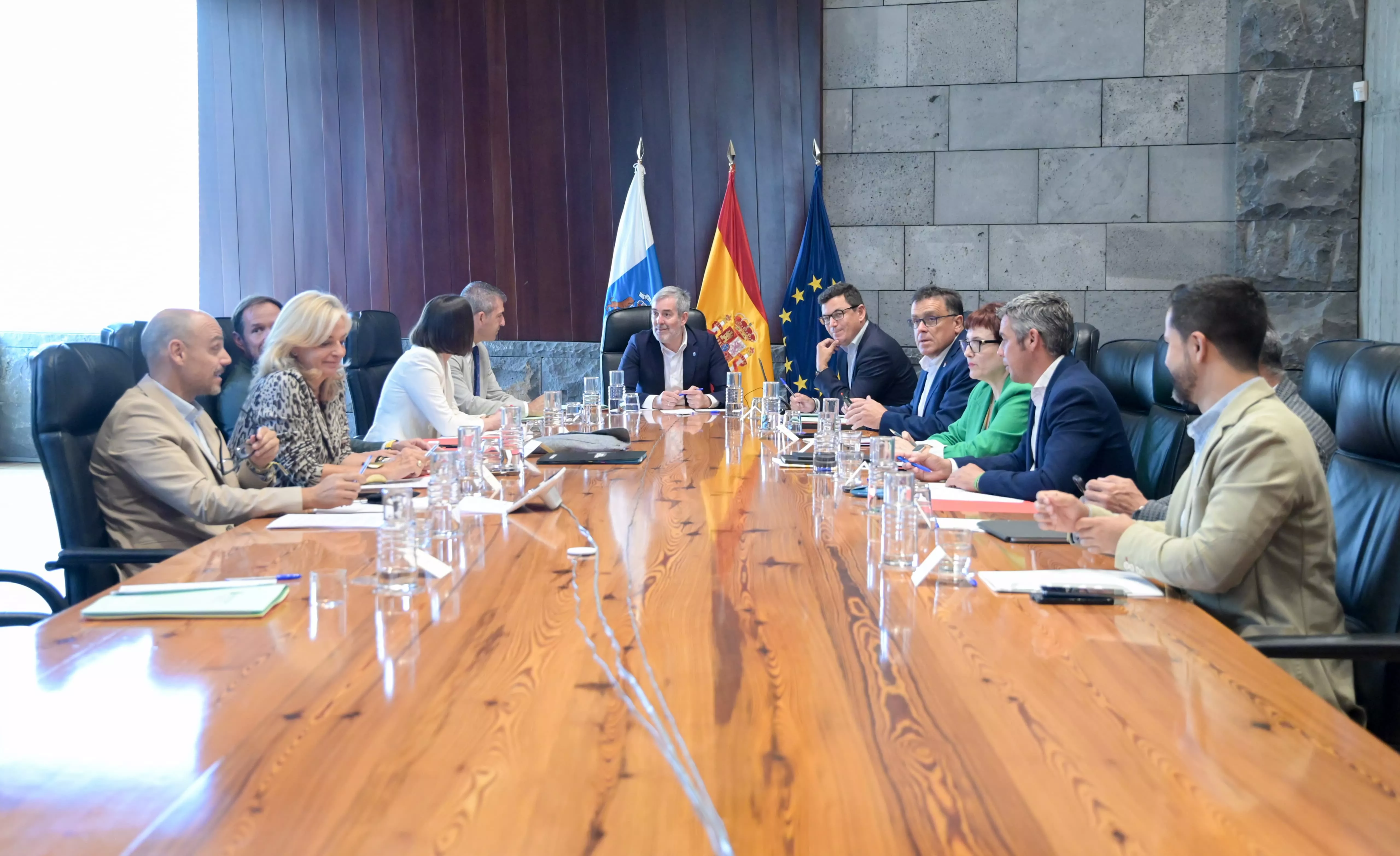 Reunión del Consejo de Gobierno celebrada este lunes. / CEDIDA