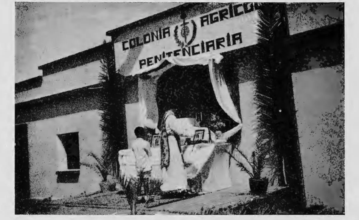 Celebración de la Santa Misa en la Colonia Agrícola Penitenciaria de Tefía. / GOBIERNO DE CANARIAS