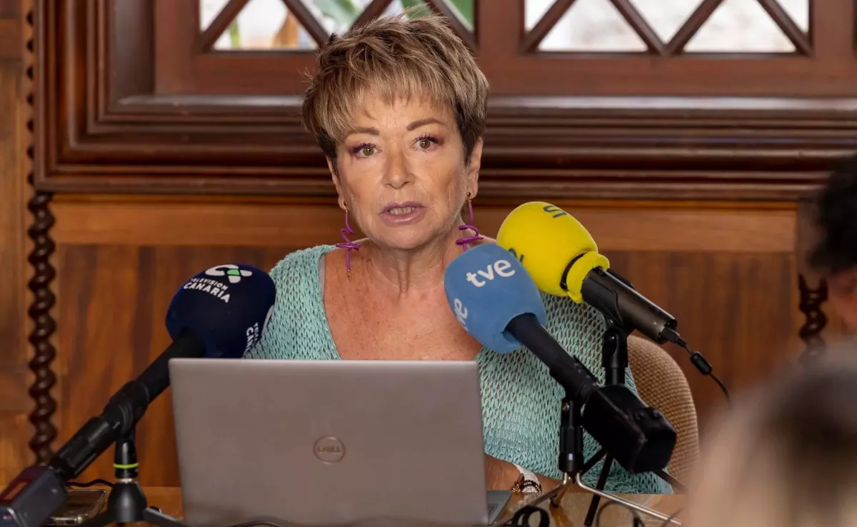 María Salud Gil, presidenta de la patronal de la construcción de Las Palmas / EFE