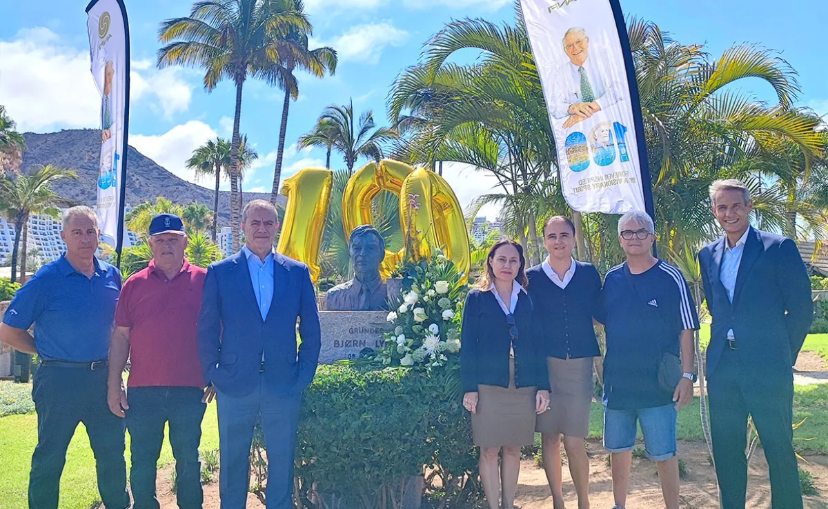 Celebración del centenario del empresario Bjorn Lygn. / CEDIDA