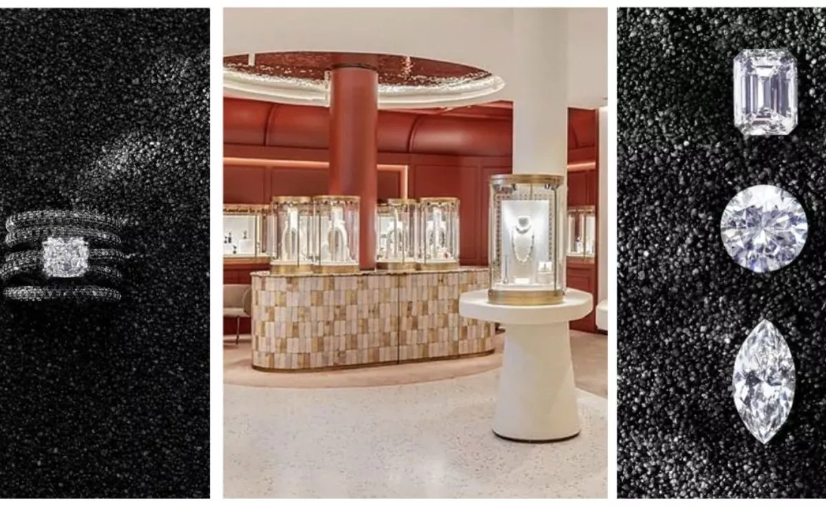 Selección  de diamantes naturales de RABAT. /Cedida