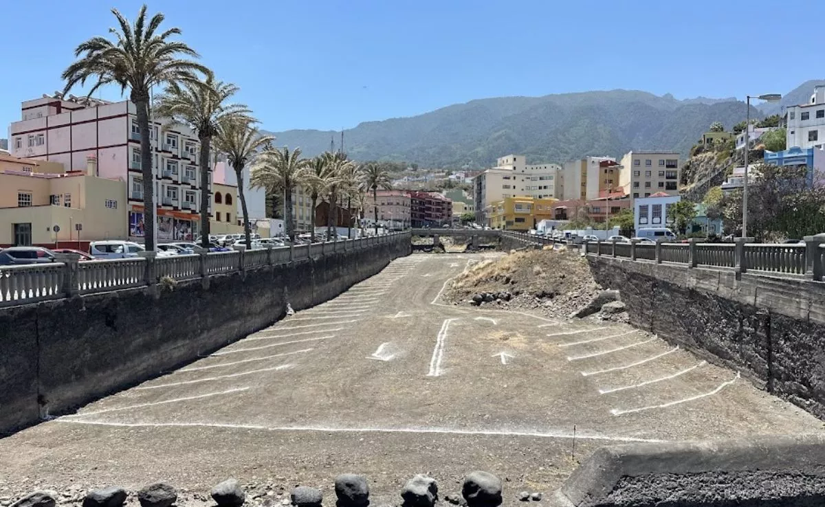 Barranco de Las Nieves, una de las zonas con riesgo de inundación de La Palma. /Archivo