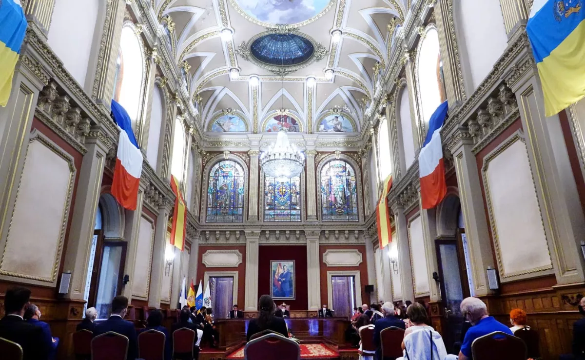 Celebración del Día Nacional de Francia en Santa Cruz de Tenerife, en una imagen de archivo./ ARCHIVO