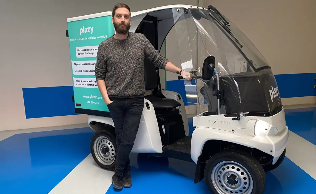 Davide Brea, CEO y fundador de la start up Plazy que aterriza en Tenerife./ CEDIDA