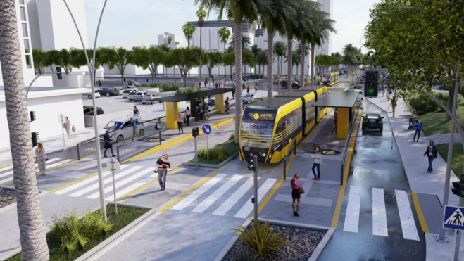 Boceto del tramo 2 de la MetroGuaguaGUAGUAS MUNICIPALES (2)