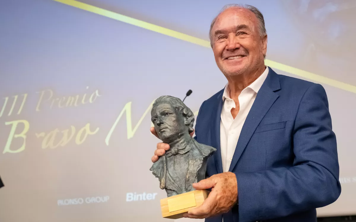 Juan Miguel Sanjuán, Premio Bravo Murillo por convertir el REF en motor de inversión y cohesión. / AH