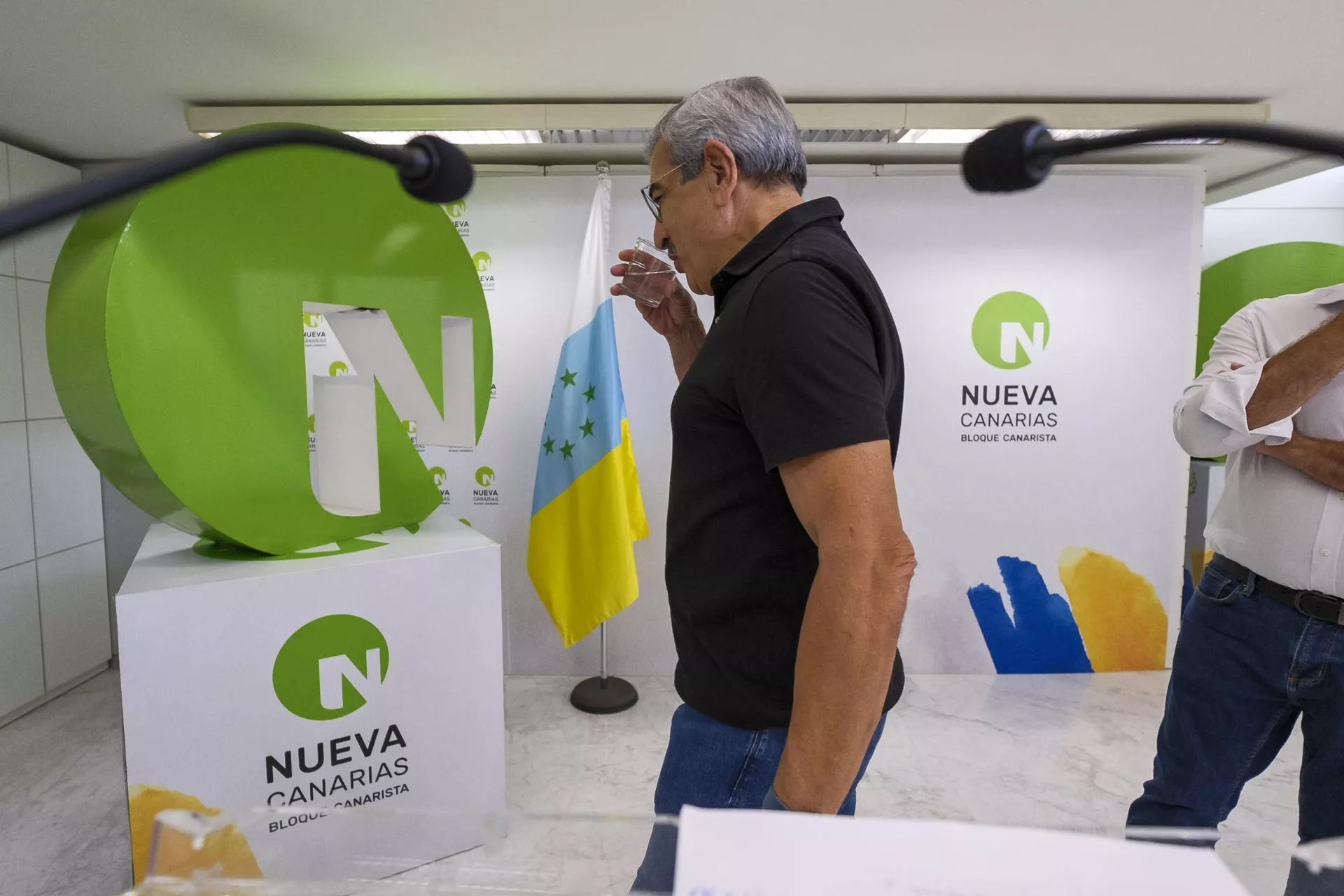 Román Rodríguez, presidente de Nueva Canarias-Bloque Canarista. /EFE/Ángel Medina G