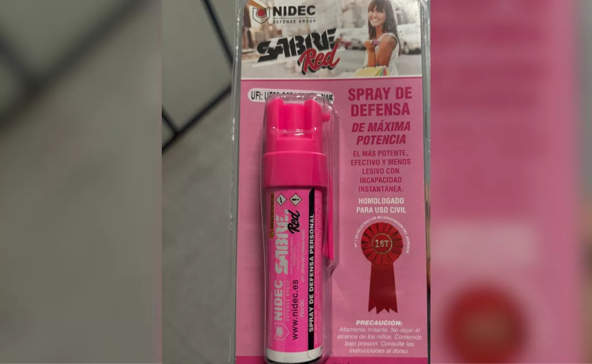 Imagen del nuevo spray de defensa de la Policía Local de Las Palmas de Gran Canaria / AH