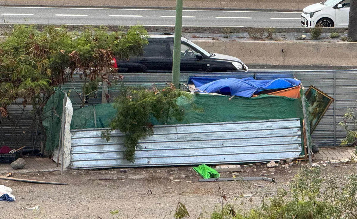 Uno de los asentamientos irregulares que denuncia el PP / PP AYUNTAMIENTO DE LAS PALMAS DE GRAN CANARIA