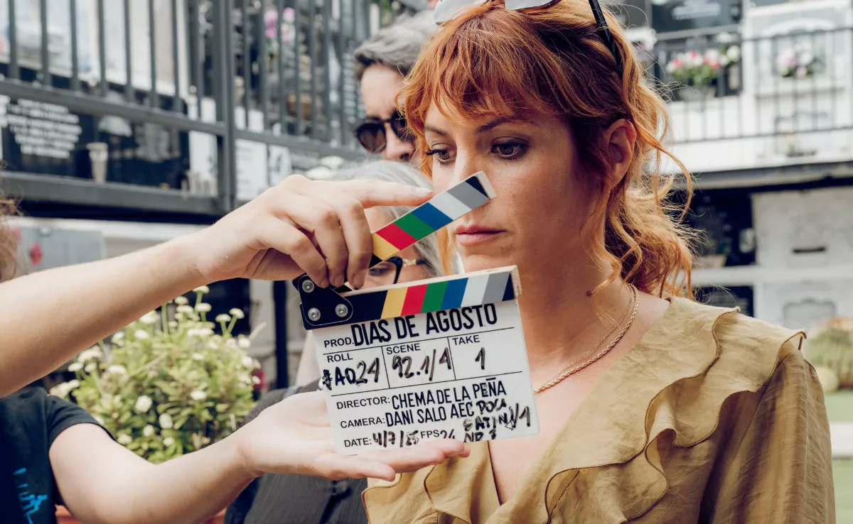 Maggie Civantos en el rodaje de 'Días de agosto' en Gran Canaria / FERNANDO TORRES Maggie Civantos en el rodaje de 'Días de agosto' en Gran Canaria / FERNANDO TORRES